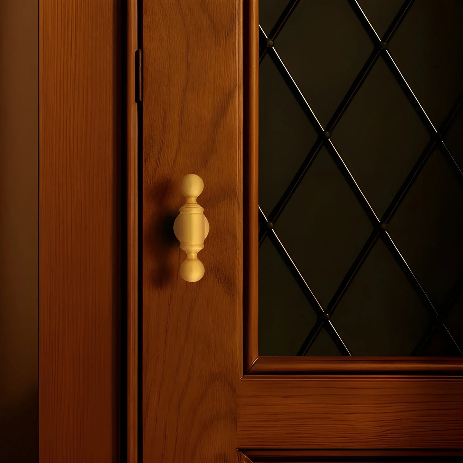 The Mantara B-0127 Caelum Handle is a modern brass handle in bronze and gold, perfect for kitchen drawers, cabinets, and furniture.