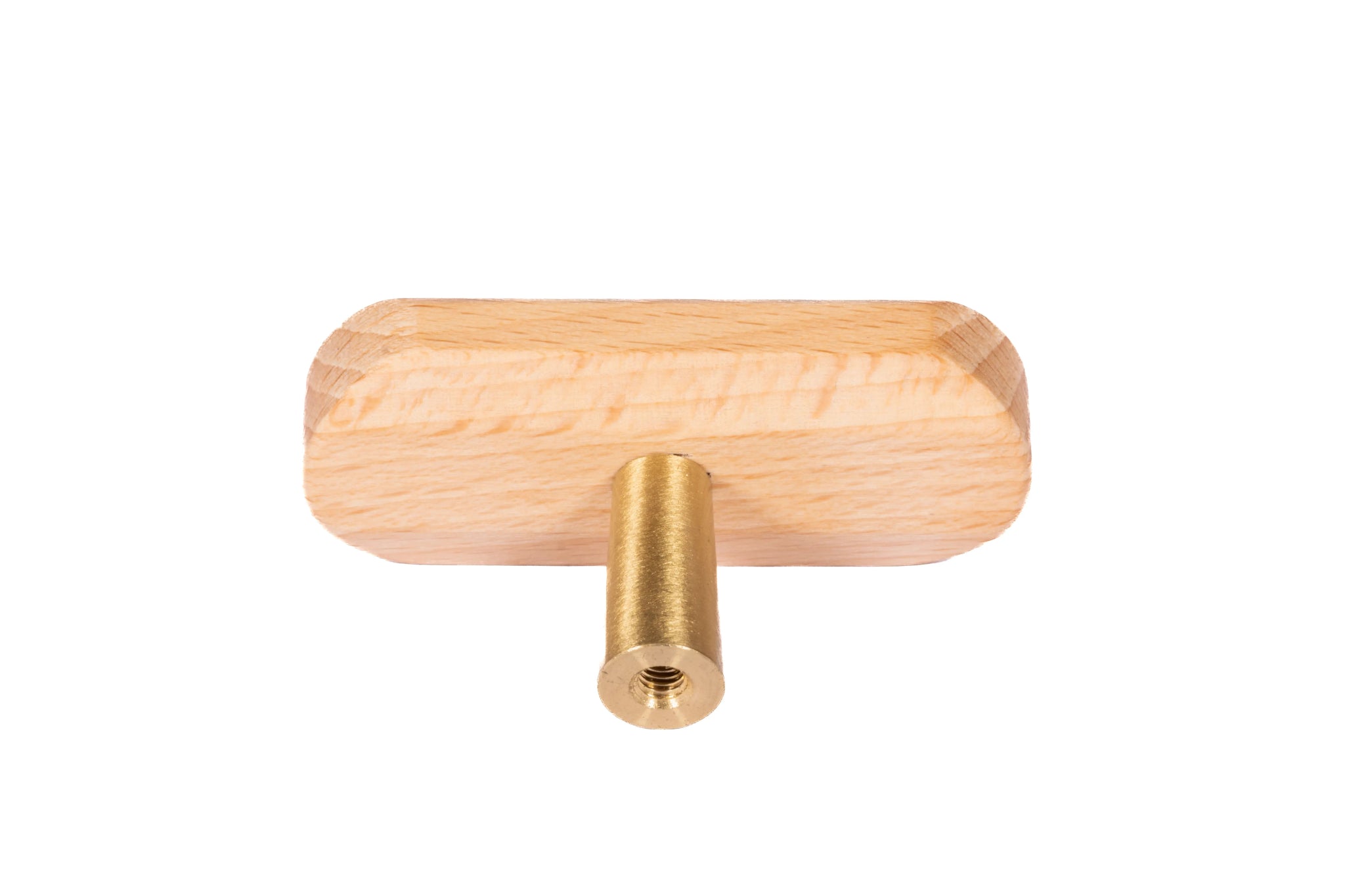 Mantara Cedric Handle W-0048 is a modern beech wood Tbar handle, ideal for kitchen drawers, dresser drawers.