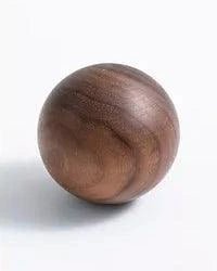 Mantara Celestial Dome Knob W-0022 is a modern wooden knob in brushed brown  ideal for drawers, cabinets, and kitchen use.