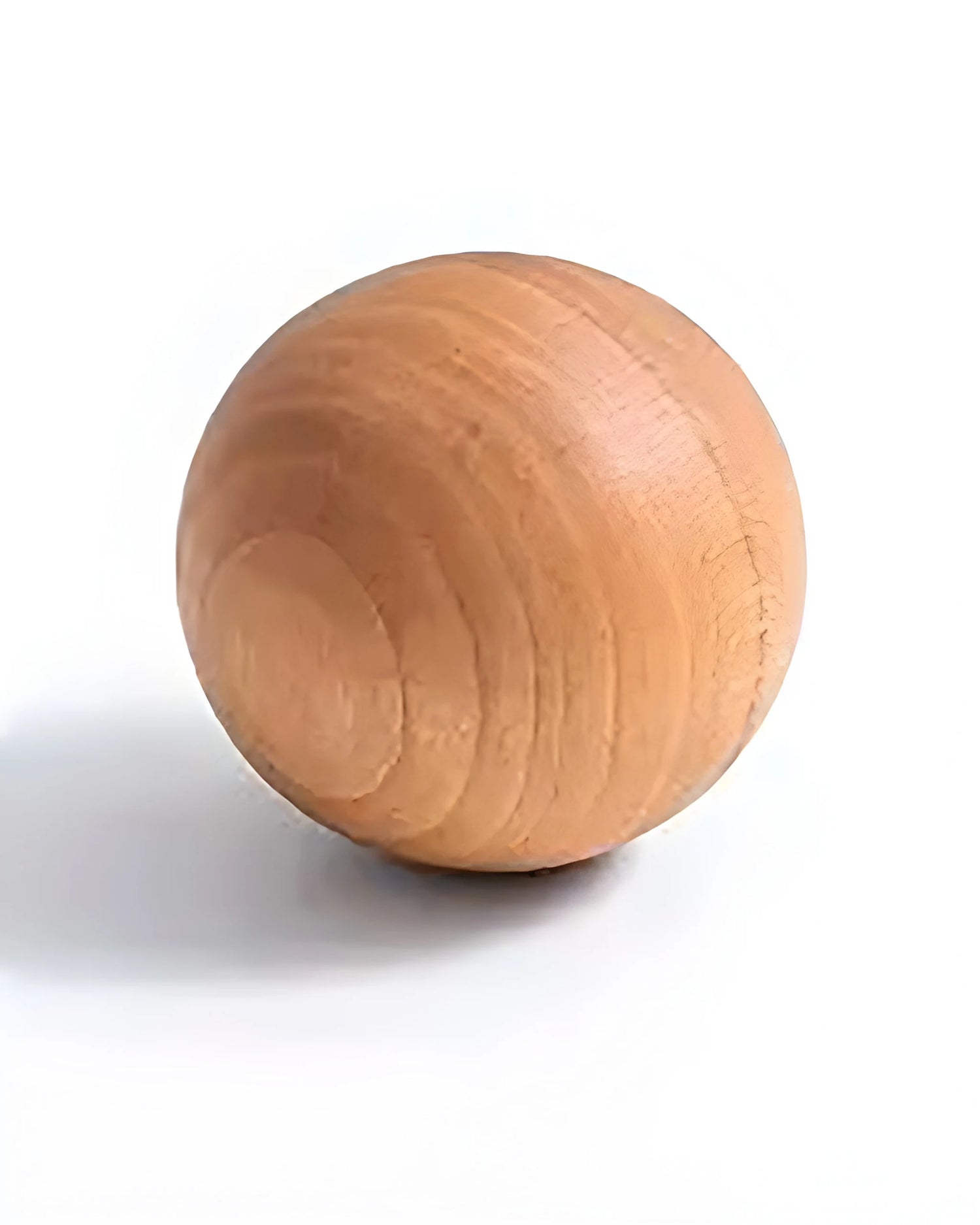 Mantara Celestial Dome Knob W-0022 is a modern wooden knob in brushed beige  ideal for drawers, cabinets, and kitchen use.