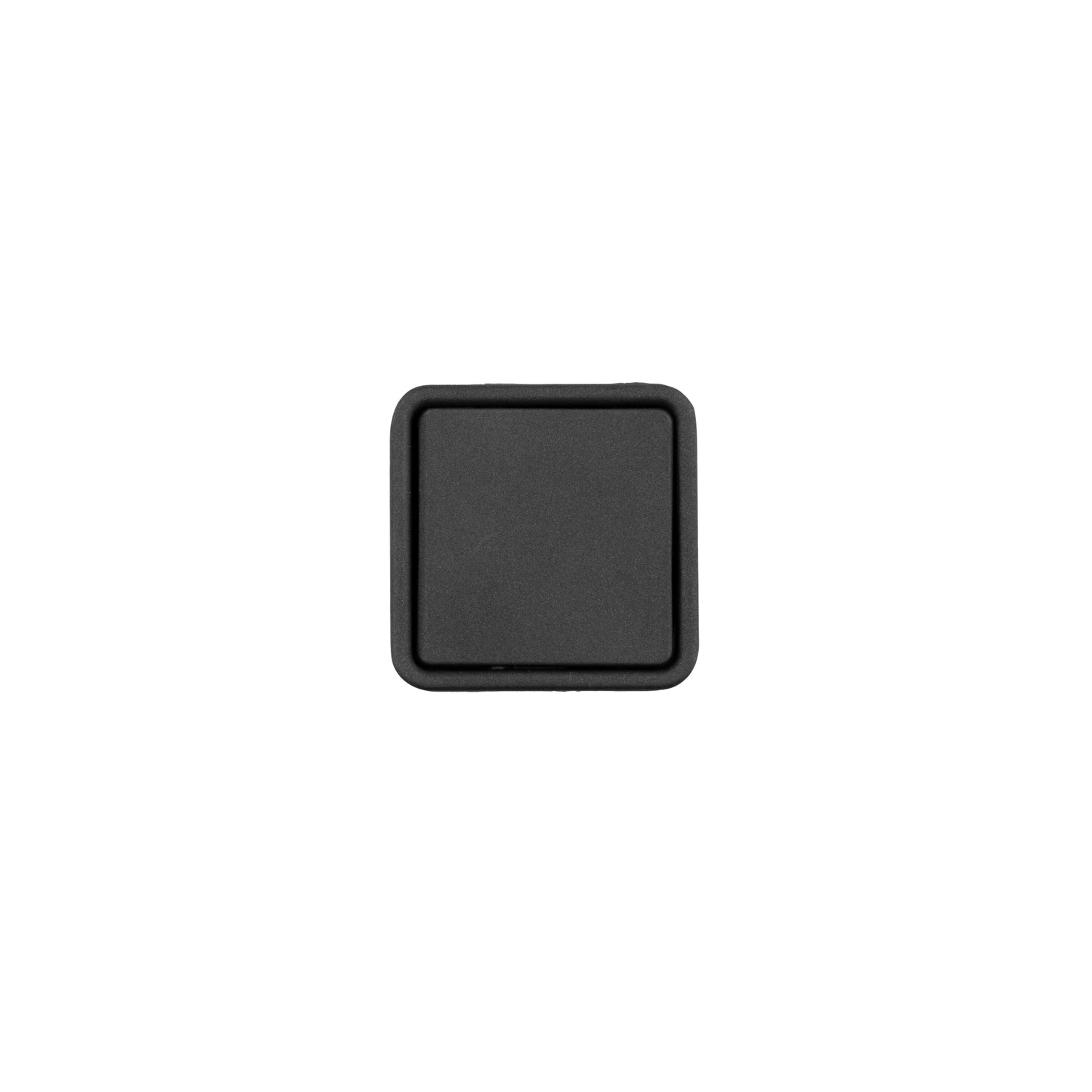 Mantara Concealed Square Handle Z-0009 is a modern zinc alloy knob in brushed black ideal for drawers,dresser drawers and hooks.
