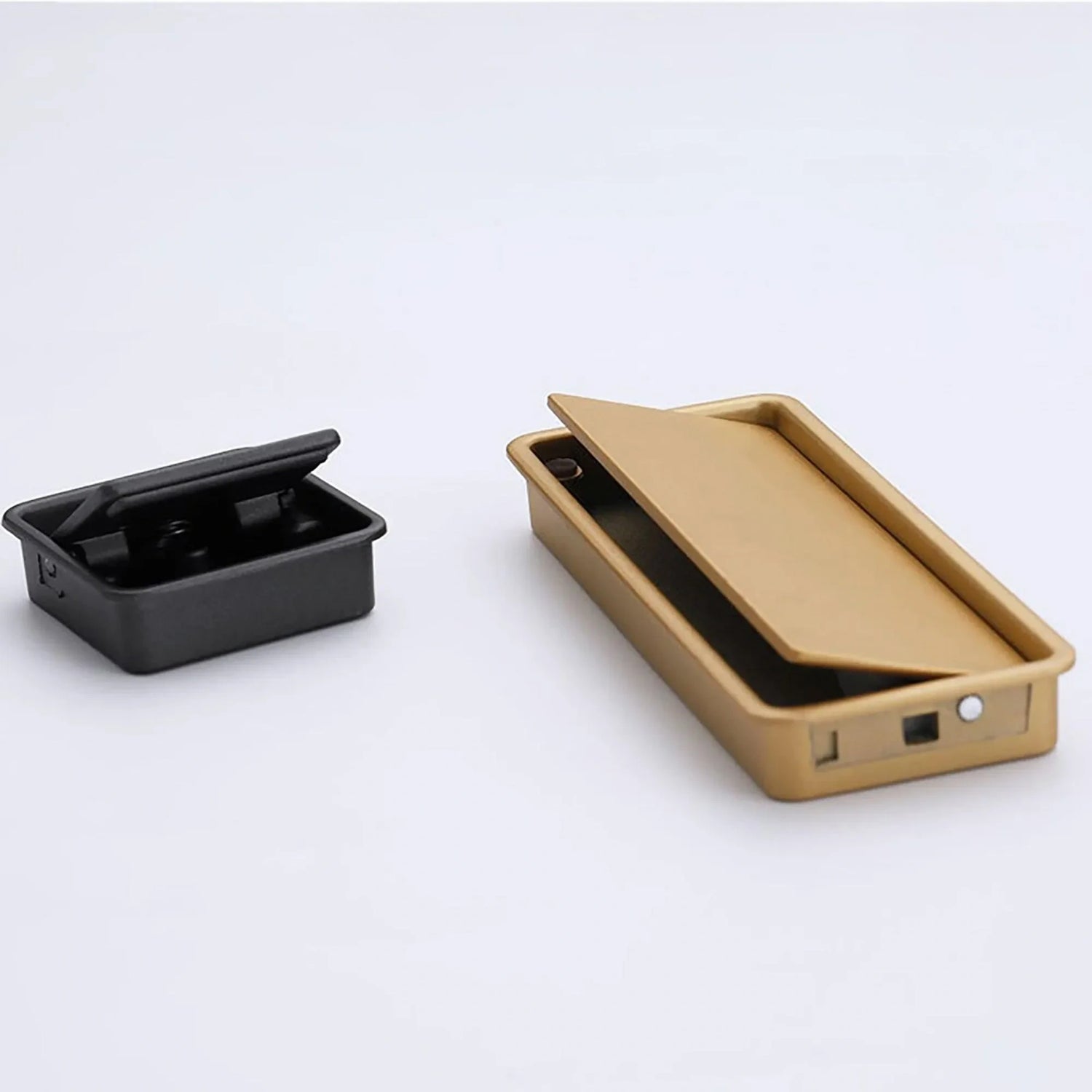 Mantara Concealed Square Handle  Z-0009 is a modern zinc alloy handle in brushed gold,Black ideal for drawers and hooks.