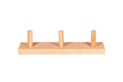 Mantara Drift Hook W-0057 is a modern beech wood hook with brushed finish, ideal for kitchen, bedroom, and other spaces.