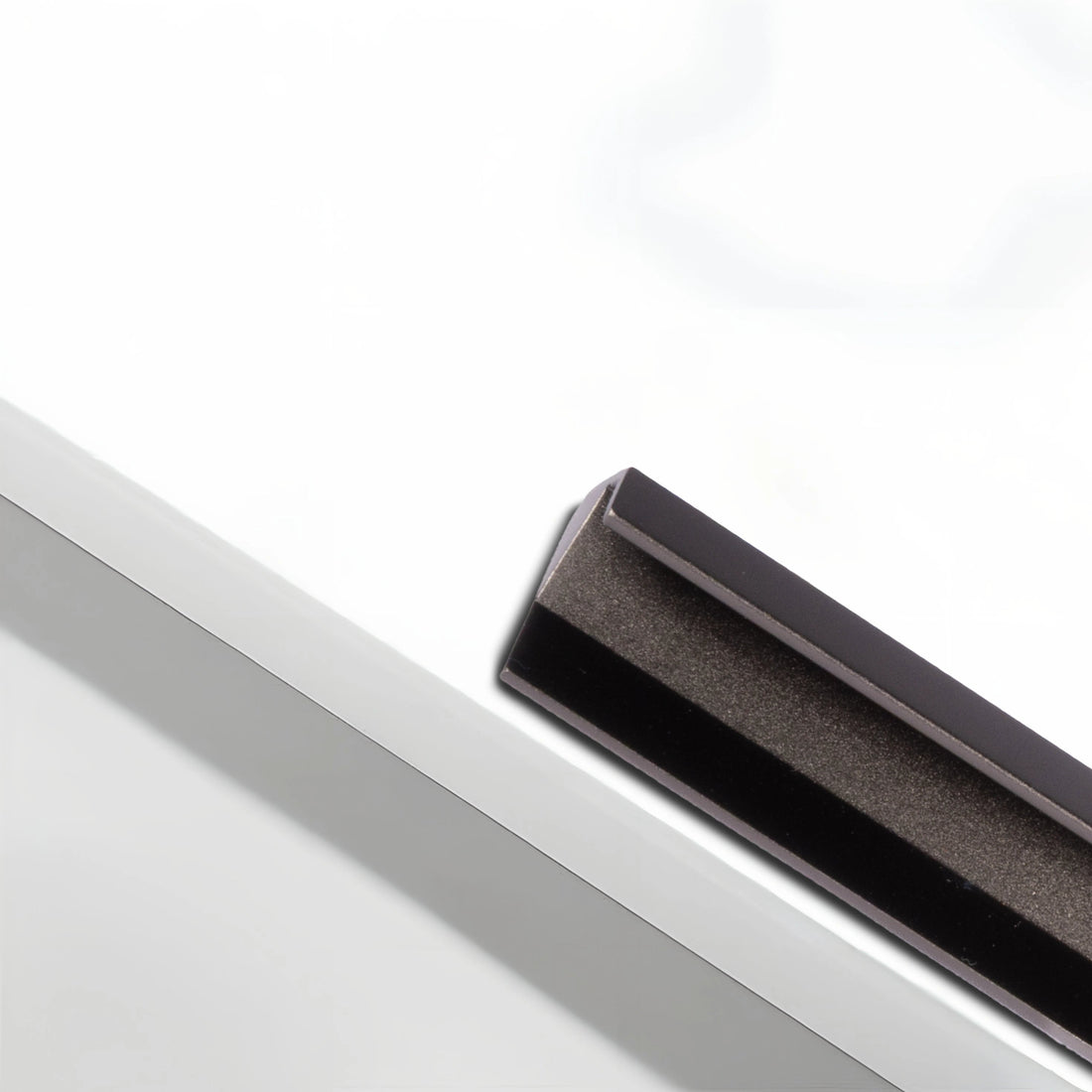 Elara handle AL-0009, grey aluminum, L1100mm CC960mm, brushed finish, for kitchen drawers &amp; wardrobes by Mantara