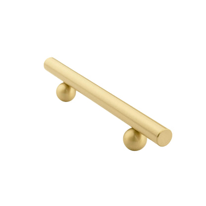 Elowen T Bar Handle Handles 50mm / Gold / Brass - M A N T A R A