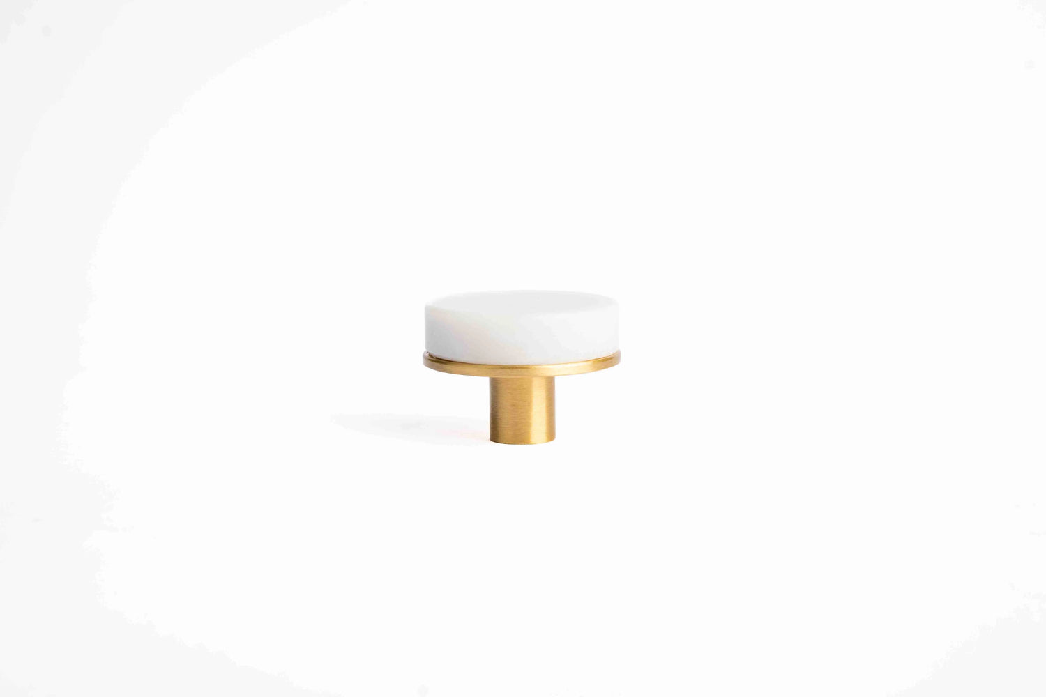 Elysian Knob White / 24mm / Marble - M A N T A R A