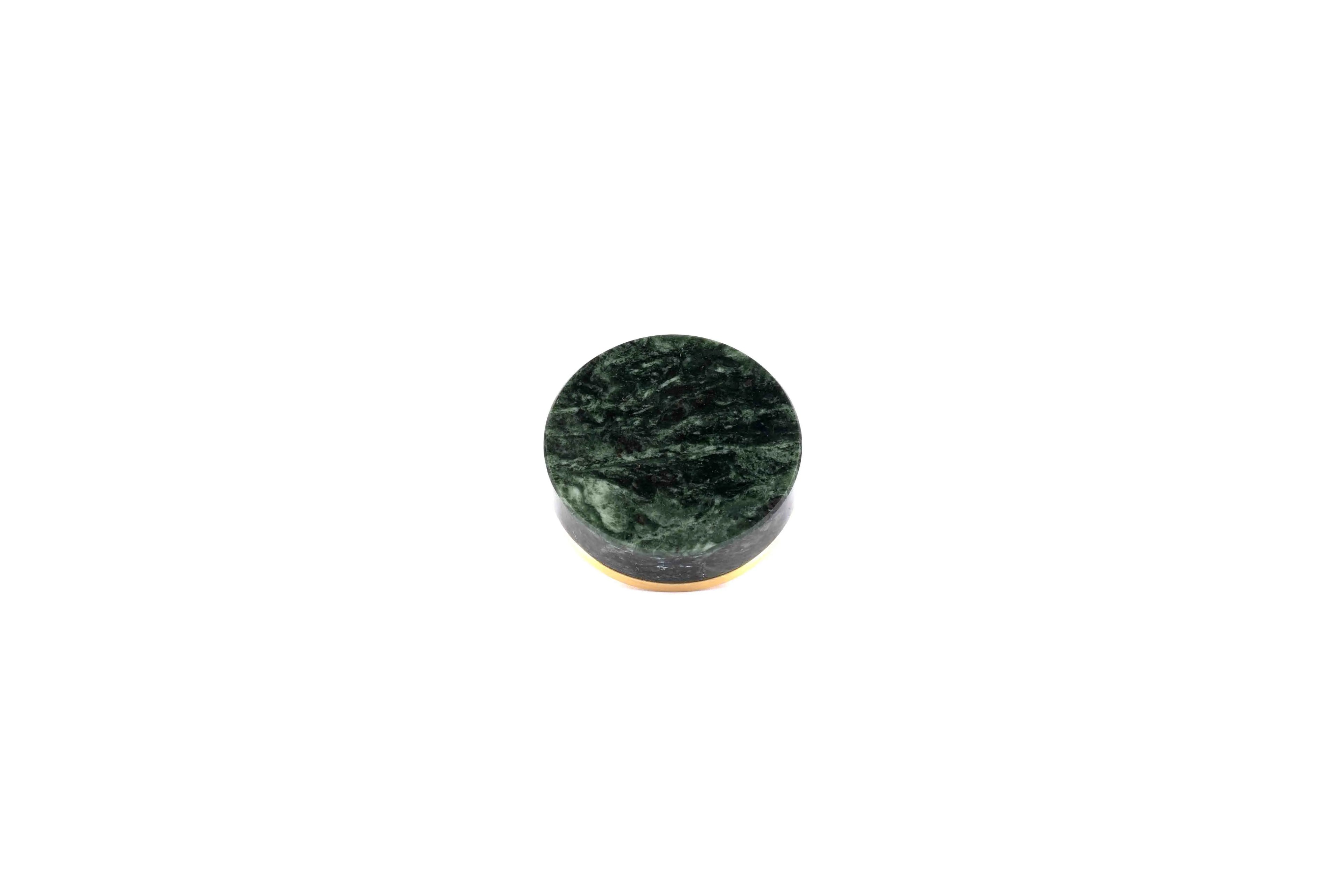Elysian Knob Green / 24mm / Marble - M A N T A R A