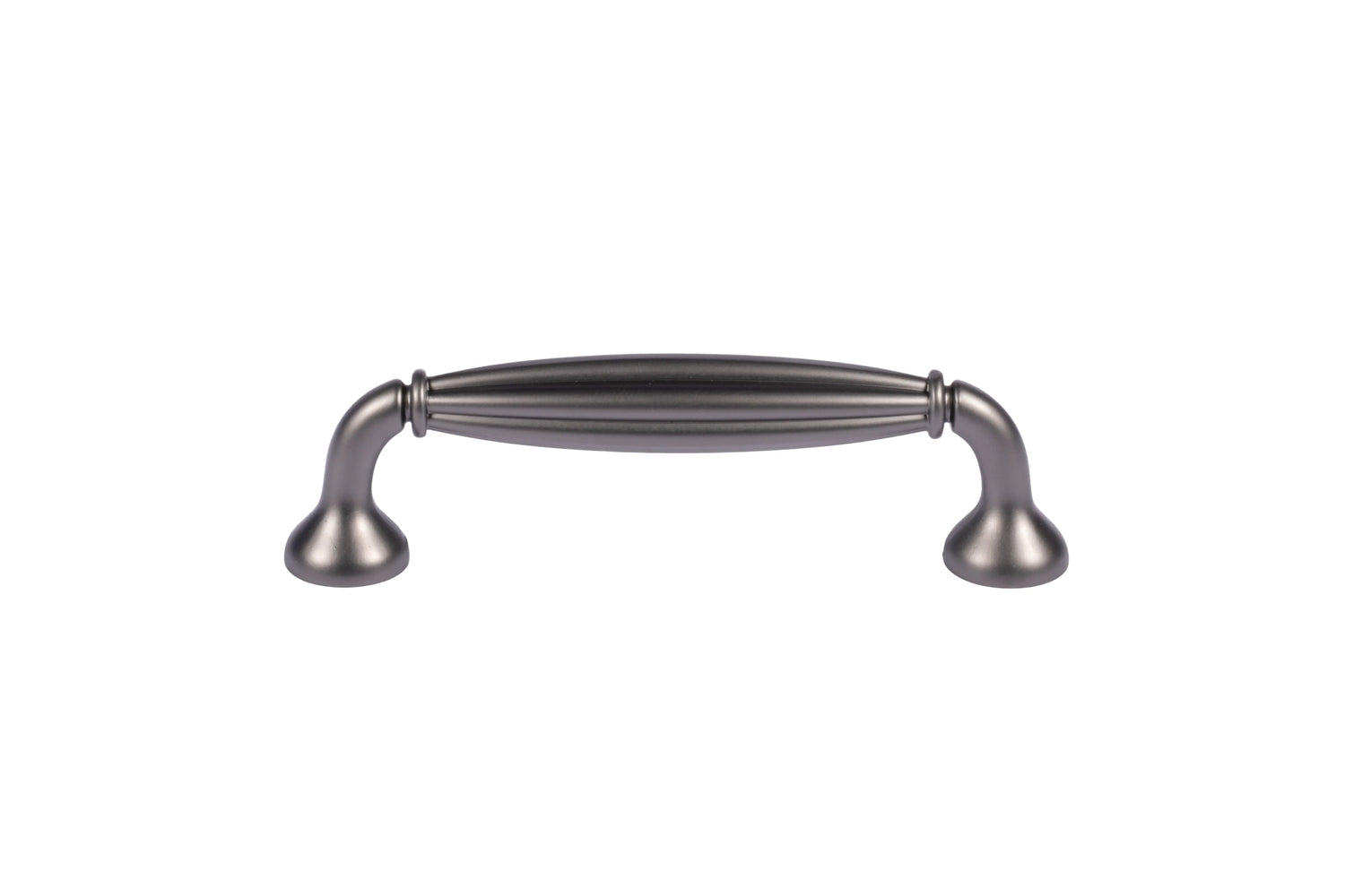 Mantara Empress Handle Z-0022 is a modern zinc alloy handle in brushed black finish, ideal for kitchen drawers, dresser drawers.