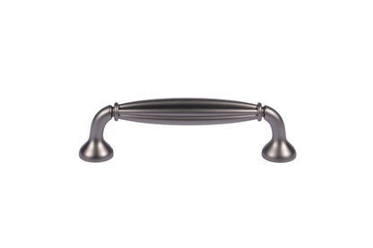 Mantara Empress Handle Z-0022 is a modern zinc alloy handle in brushed black finish, ideal for kitchen drawers, dresser drawers.