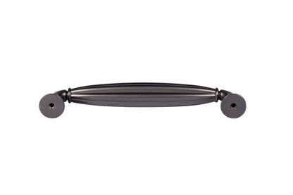 Mantara Empress Handle Z-0022 is a modern zinc alloy handle in brushed black finish, ideal for kitchen drawers, dresser drawers.