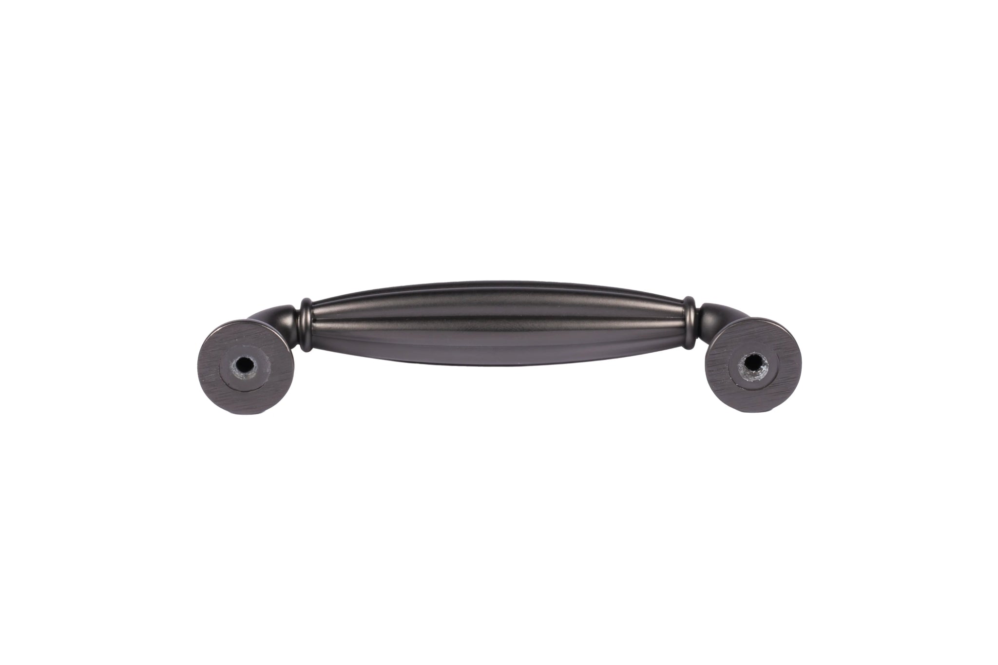 Mantara Empress Handle Z-0022 is a modern zinc alloy handle in brushed black finish, ideal for kitchen drawers, dresser drawers.