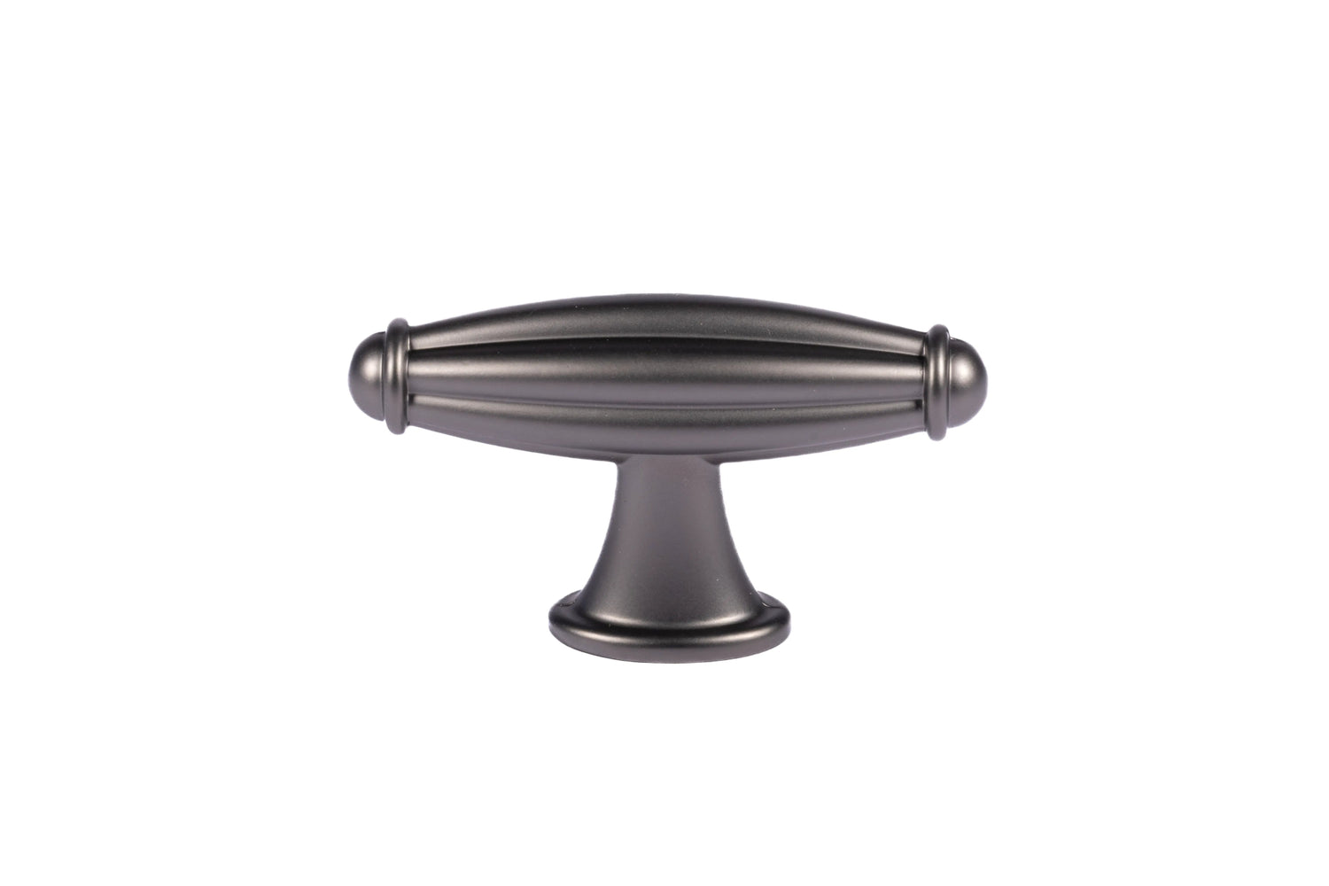 Mantara Empress Handle Z-0022 is a modern zinc alloy handle in brushed black finish, ideal for kitchen drawers, dresser drawers.