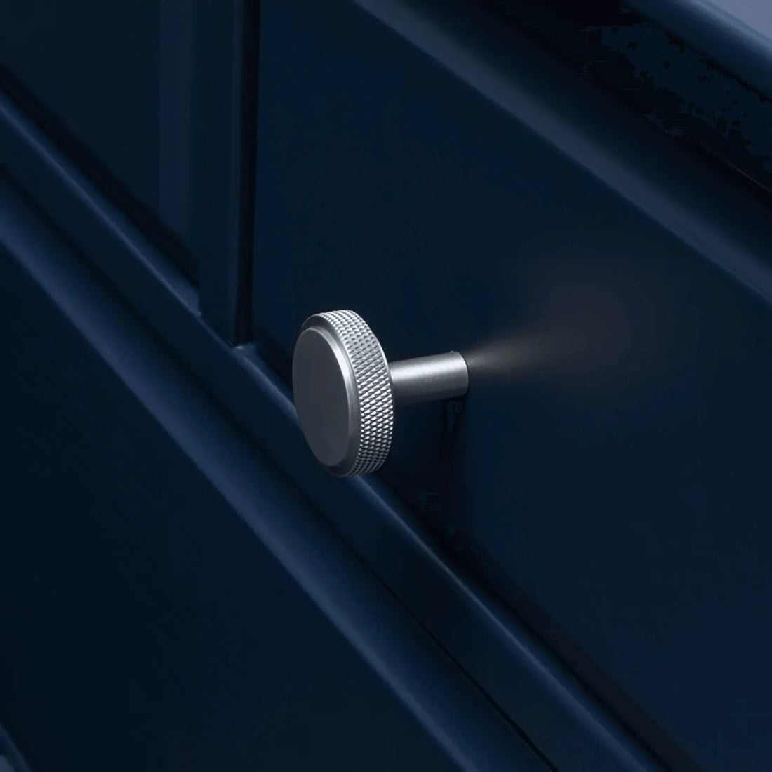 Mantara Enigma Knob B-0061 is a modern polished brass knob in black,ideal for drawers and cabinets.