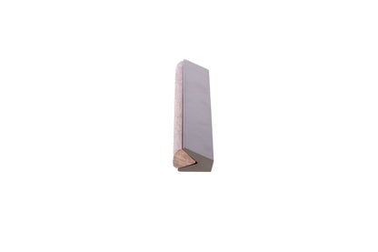 Drawer pull handle, Wood+aluminium, brown brushed finish, Mantara, Esha Handle W-0016, perfect for kitchen drawers and dressers
