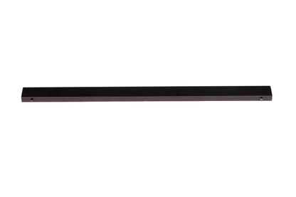 Drawer pull handle, Wood+aluminium, brown brushed finish, Mantara, Esha Handle W-0016, perfect for kitchen drawers and dressers