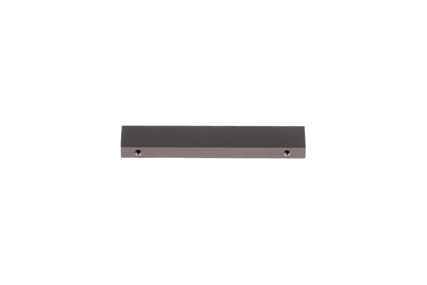 Drawer pull handle, Wood+aluminium, brown brushed finish, Mantara, Esha Handle W-0016, perfect for kitchen drawers and dressers