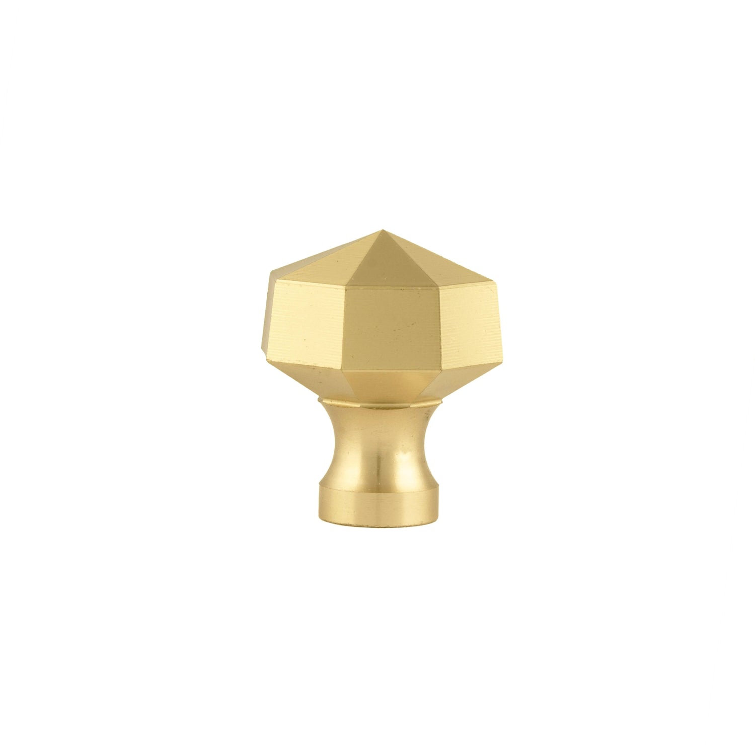 Fiore knob B-0006, dark gold brass, Dia35mm H30mm, brushed finish, for drawers &amp; wardrobes by Mantara