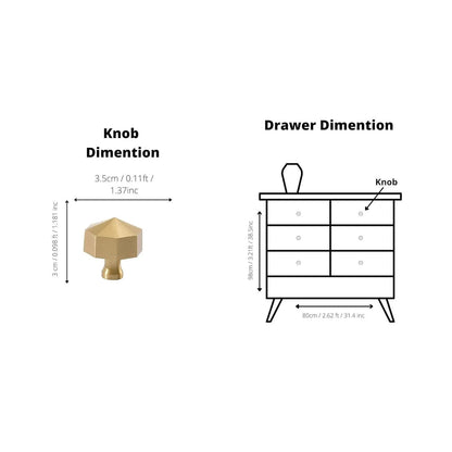 Fiore Knob/ door knob/ drawer pulls/ kitchen and bathroom knobs/ Handles and knobs / Gold / Brass - M A N T A R A