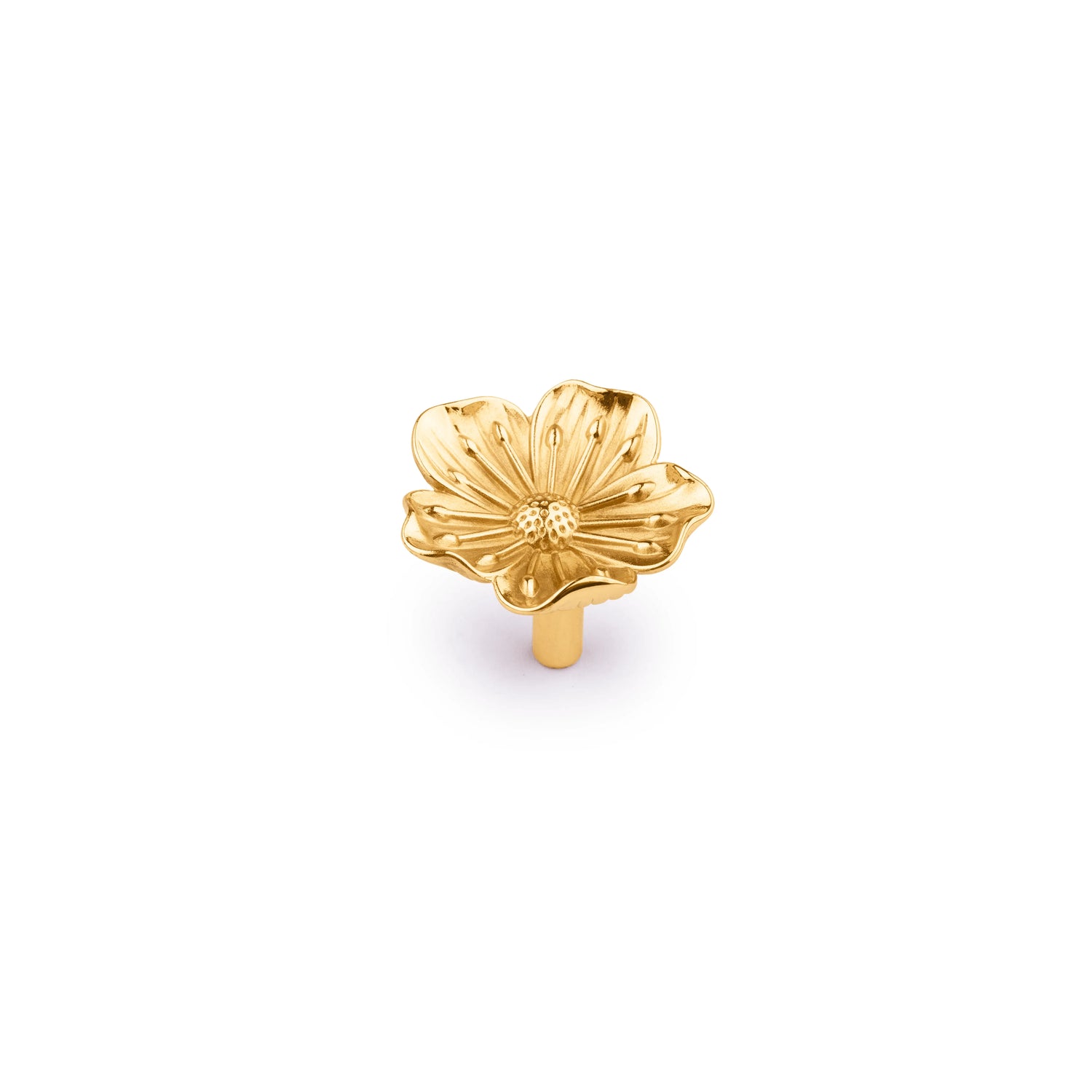 Flora Knob / knobs/kitchen hardware/cabinet hardware/hardware knobs/antique brass wardrobe knobs
 / Gold / Brass - M A N T A R A