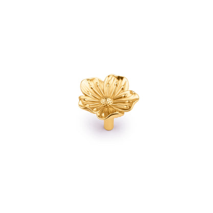 Flora Knob / knobs/kitchen hardware/cabinet hardware/hardware knobs/antique brass wardrobe knobs
 / Gold / Brass - M A N T A R A