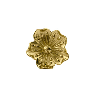 Flora Knob / knobs/kitchen hardware/cabinet hardware/hardware knobs/antique brass wardrobe knobs
 / Gold / Brass - M A N T A R A