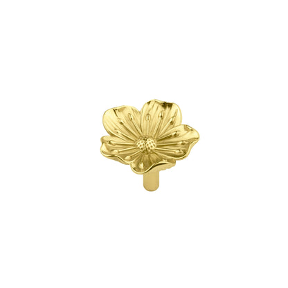 Flora Knob / knobs/kitchen hardware/cabinet hardware/hardware knobs/antique brass wardrobe knobs
 / Gold / Brass - M A N T A R A