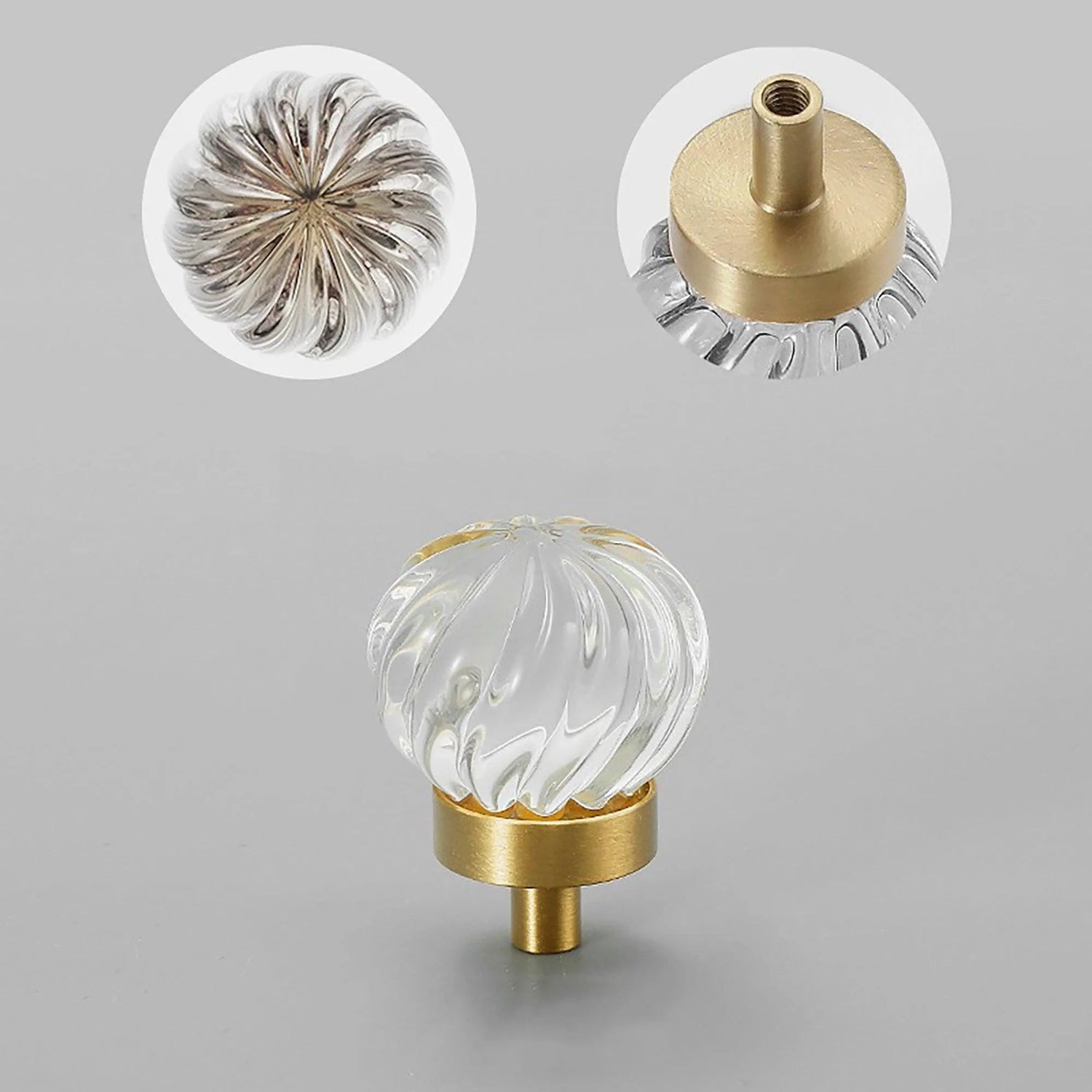 The Mantara C-0011 is a modern knob in white/brass, ideal for kitchens, cabinets, and drawers.