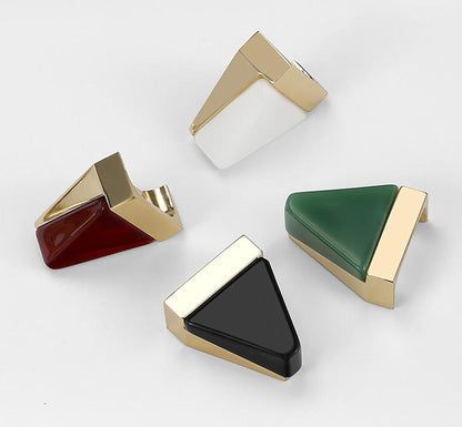 Gable Knob Knob 36mm / Black / Zinc Alloy - M A N T A R A