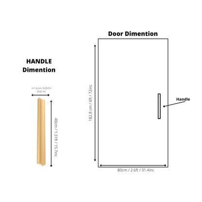  B‑0078 Galactic handle in brushed brass, available in sizes from 32 mm to 400 mm, sleek modern pull for wardrobes, doors, drawers and kitchen cabinets by Mantara.