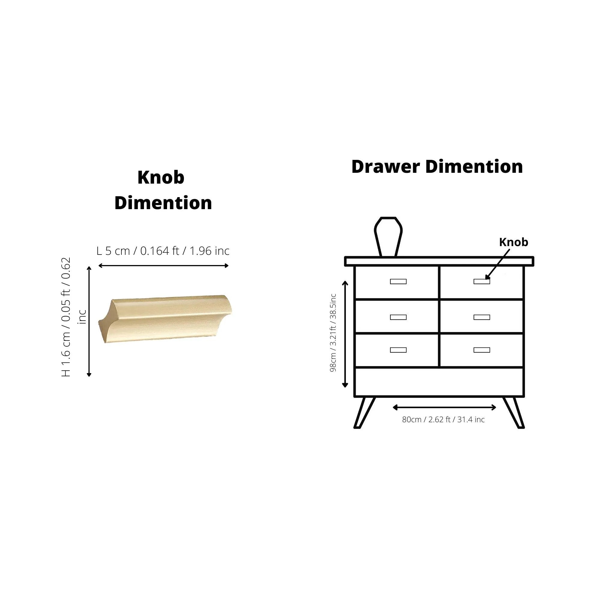 Mantara B‑0078 Galactic handle in brushed brass, available in sizes from 32 mm to 400 mm, sleek modern pull for wardrobes, doors, drawers and kitchen cabinets by Mantara.