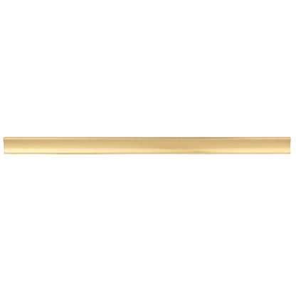  B‑0078 Galactic handle in brushed brass, available in sizes from 32 mm to 400 mm, sleek modern pull for wardrobes, doors, drawers and kitchen cabinets by Mantara.
