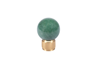 The Mantara C-0028 Geodelle Knob is a modern crystal knob in green, perfect for drawers, cabinets, and wardrobes.