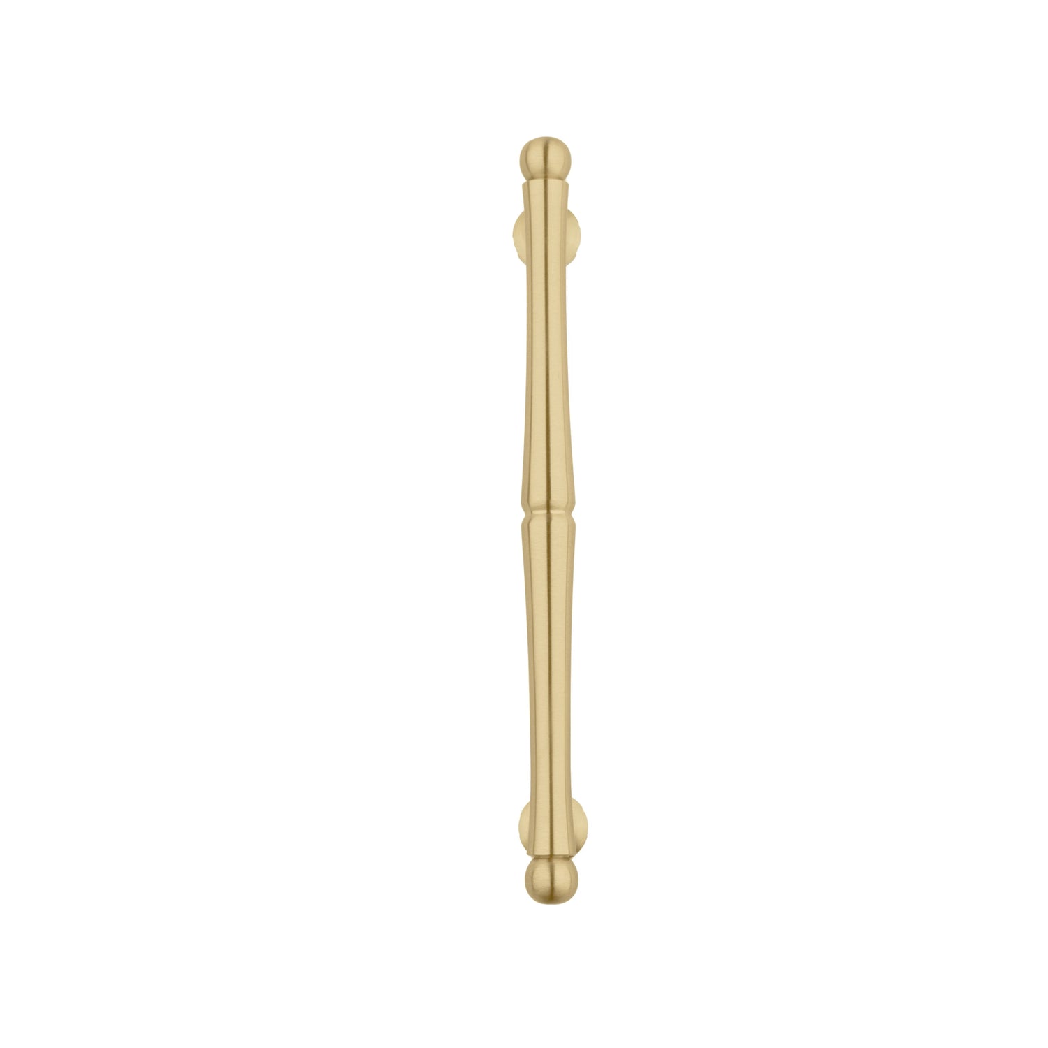 B‑0069 Giselle modern brass pull handle in brushed gold, available in 129 mm, 160 mm, 225 mm &amp; 265 mm lengths, ideal for cupboards, drawers, kitchens and bathrooms by Mantara.