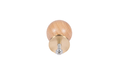 Mantara Globe Knob W-0049 is a modern beech wood knob, ideal for kitchen drawers, dresser drawers.