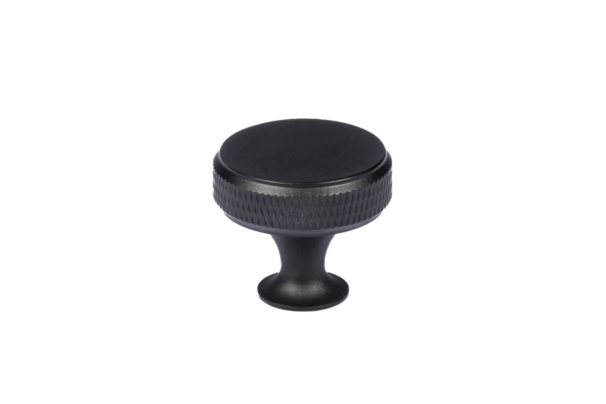 The Mantara AL-0013 Inez Handle is a modern black aluminum handle with a brushed finish, perfect for kitchens, drawers, and cabinets.