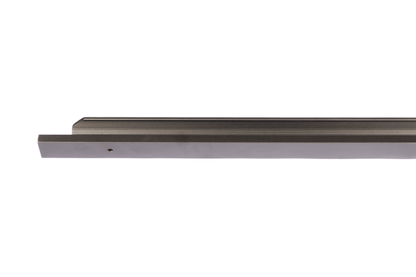 Isla handle AL-0008, grey aluminum, L1100mm CC500mm, brushed finish, for wardrobes &amp; kitchen drawers by Mantara