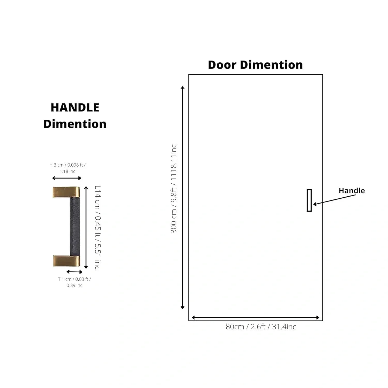 Mantara Julius Handle B-0065 is a modern brushed brass handle in black, ideal for doors, wardrobes, and drawers.