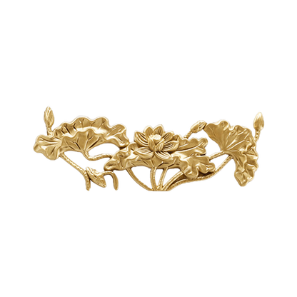 Mantara Lilly Knob B-0089 is a modern brass handle in gold, ideal for main doors, drawers, cabinets, and bedrooms.