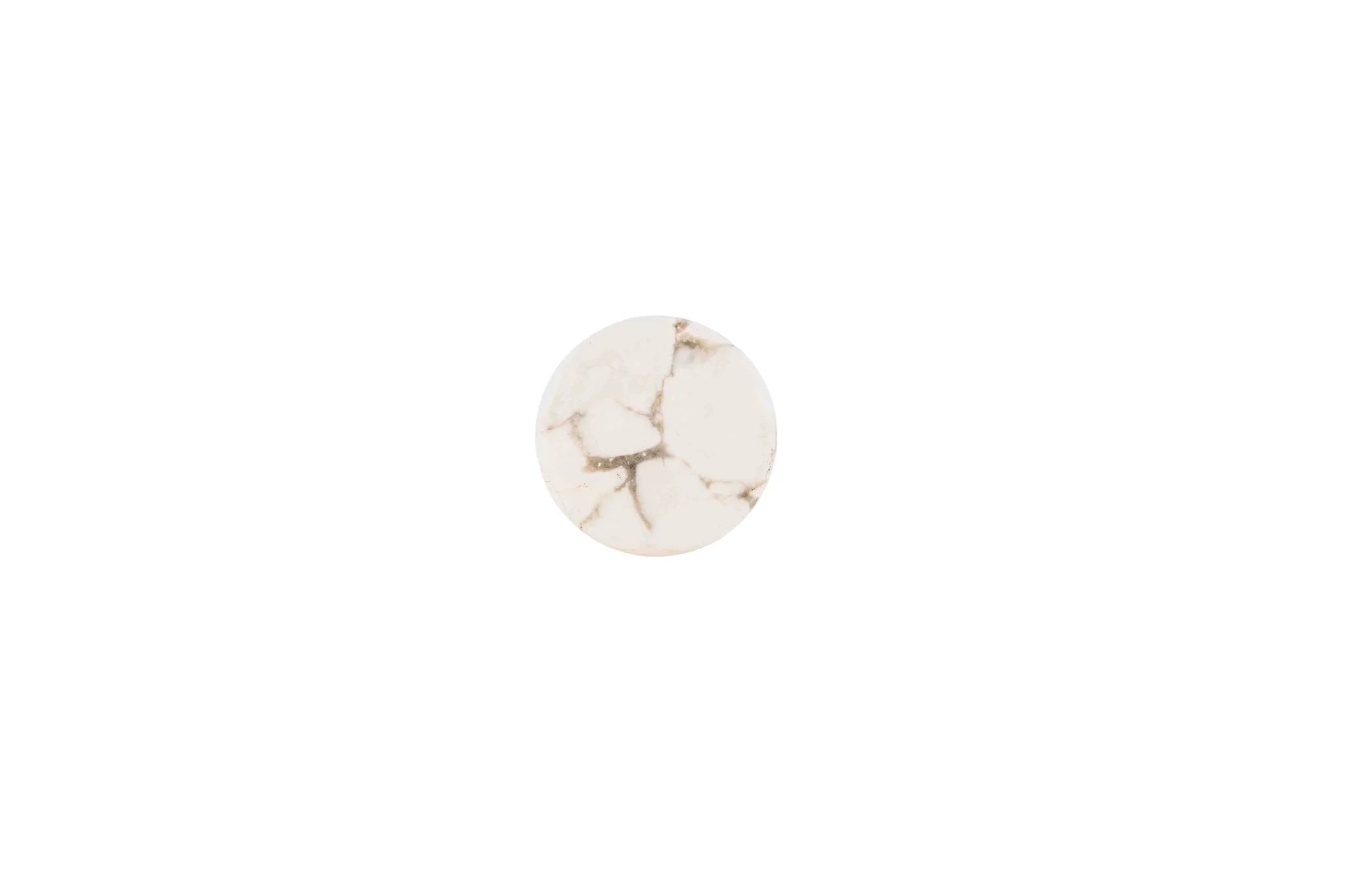 The Mantara C-0019 Lucienne Knob is a modern crystal knob in white turquoise, perfect for drawers and cabinets.