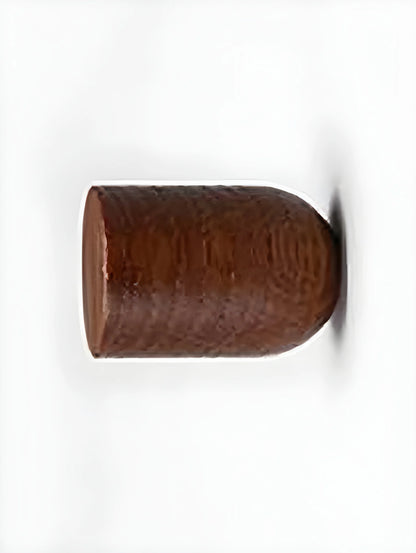 Mantara Lumber Knob W-0002 is a modern wooden knob in brown, ideal for wardrobes, kitchens, drawers, and cabinets.