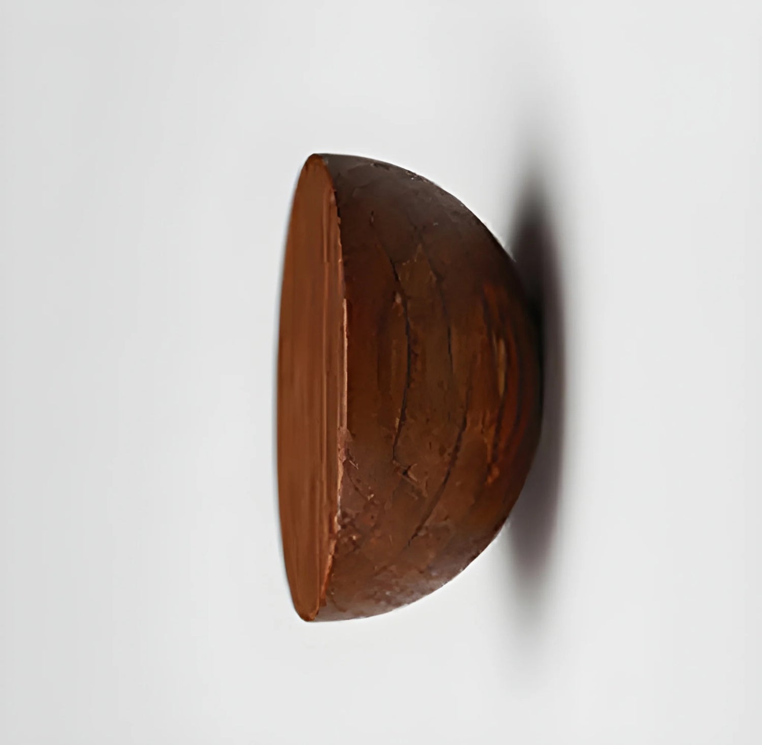 Mantara Lumber Knob W-0002 is a modern wooden knob in brown, ideal for wardrobes, kitchens, drawers, and cabinets.