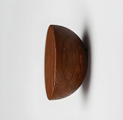 Mantara Lumber Knob W-0002 is a modern wooden knob in brown, ideal for wardrobes, kitchens, drawers, and cabinets.
