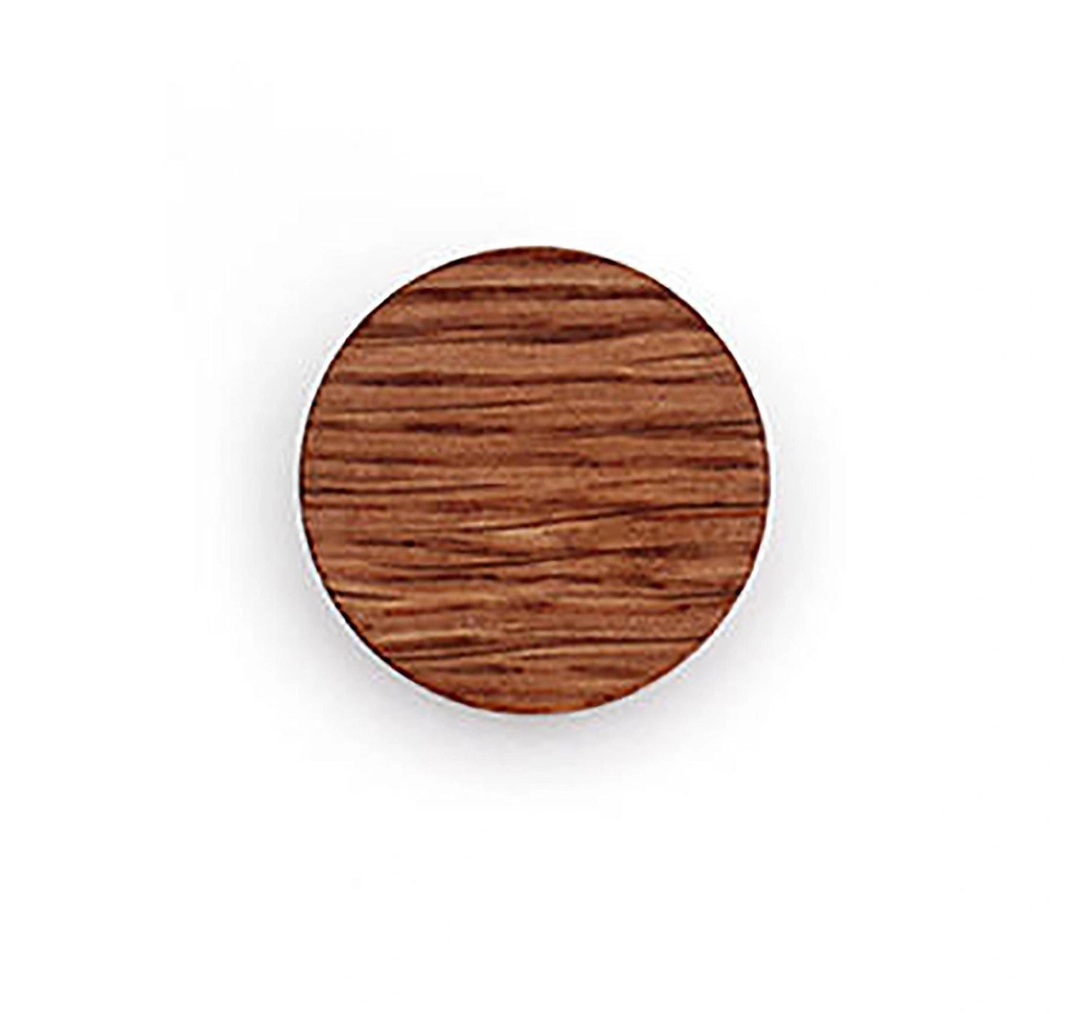 Mantara Lumber Knob W-0002 is a modern wooden knob in brown, ideal for wardrobes, kitchens, drawers, and cabinets.