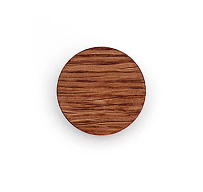 Mantara Lumber Knob W-0002 is a modern wooden knob in brown, ideal for wardrobes, kitchens, drawers, and cabinets.