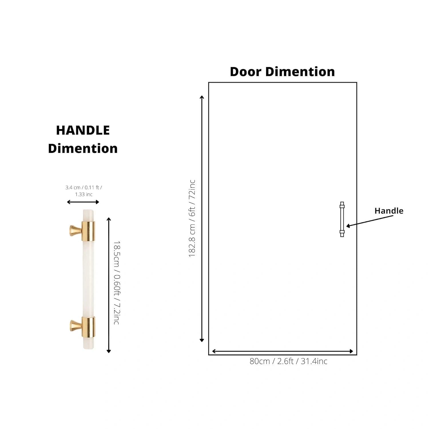 The Mantara C-0014-128 Luster Handle is a modern crystal and brass handle in white, ideal for wardrobes and doors.