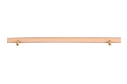Mantara Madera Handle W-0052 is a modern beech wood handle, ideal for kitchen drawers, dresser drawers.