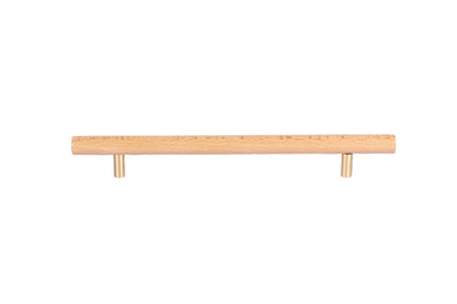 Mantara Madera Handle W-0052 is a modern beech wood handle, ideal for kitchen drawers, dresser drawers.