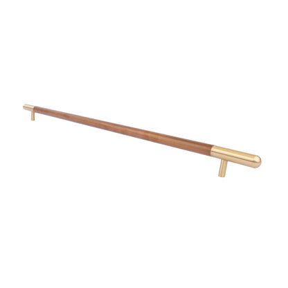 Mahogany Handle Handles 610mm / Brown / Wood - M A N T A R A