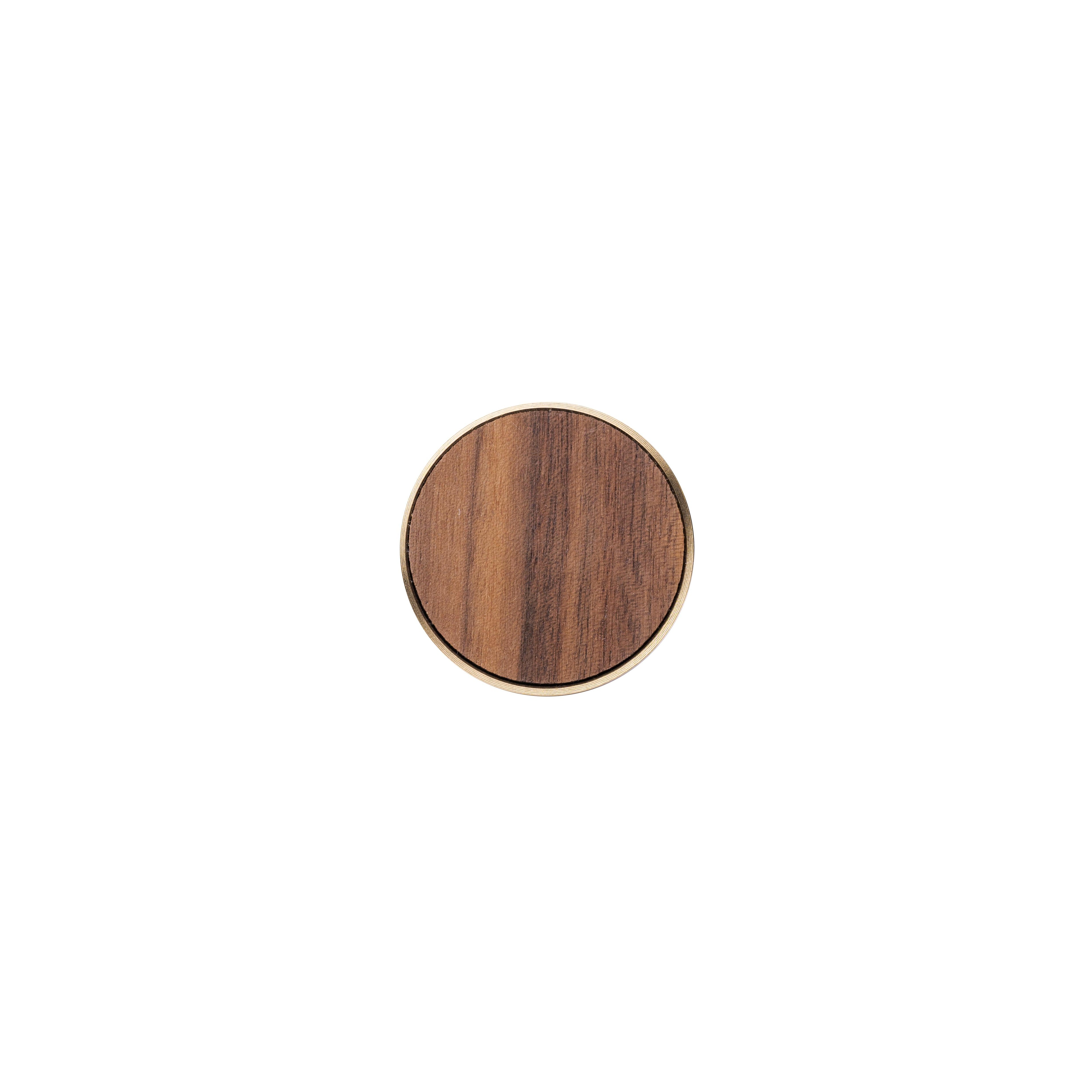 Mahogany Knob Knob 30mm / Brown / Wood - M A N T A R A