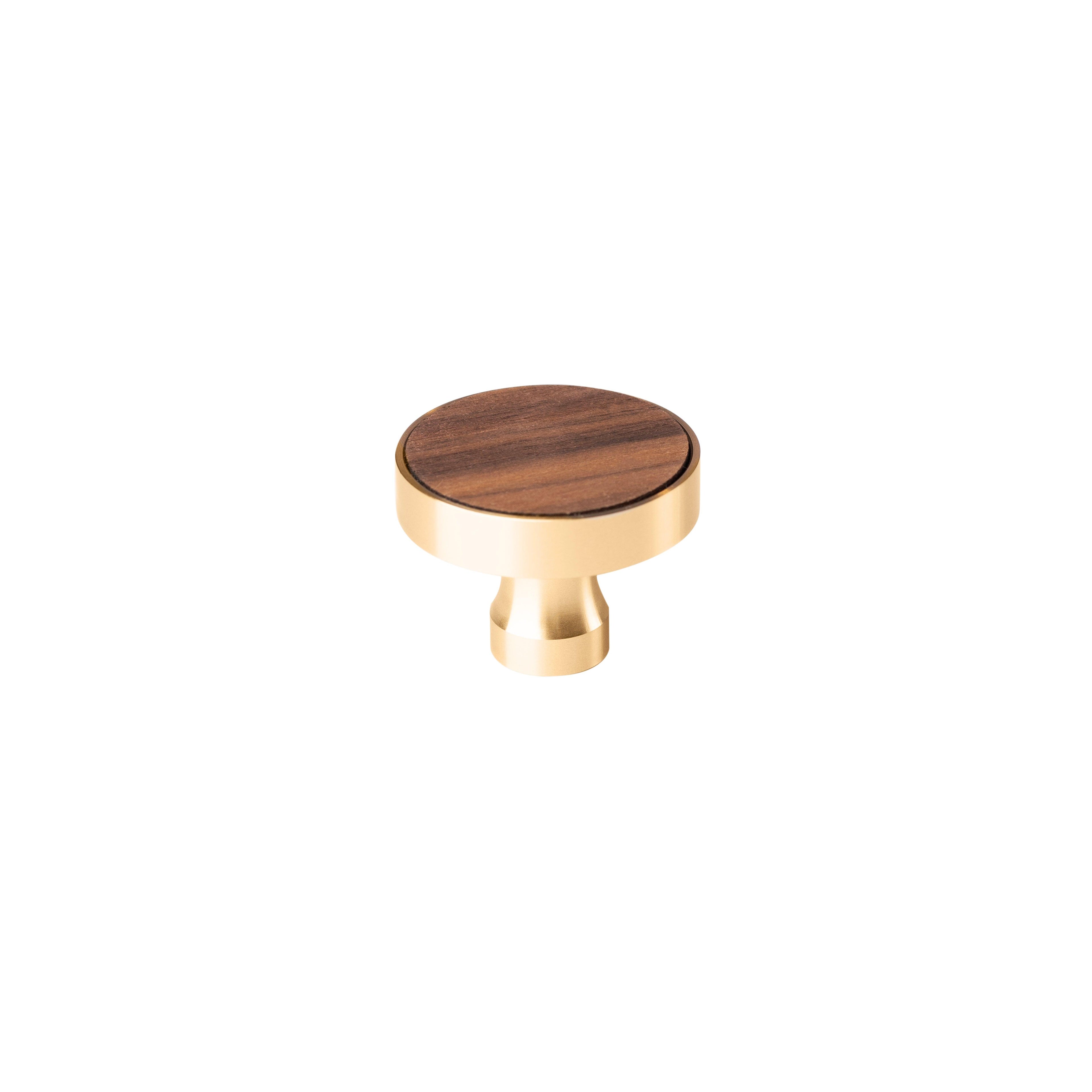 Mahogany Knob Knob 30mm / Brown / Wood - M A N T A R A